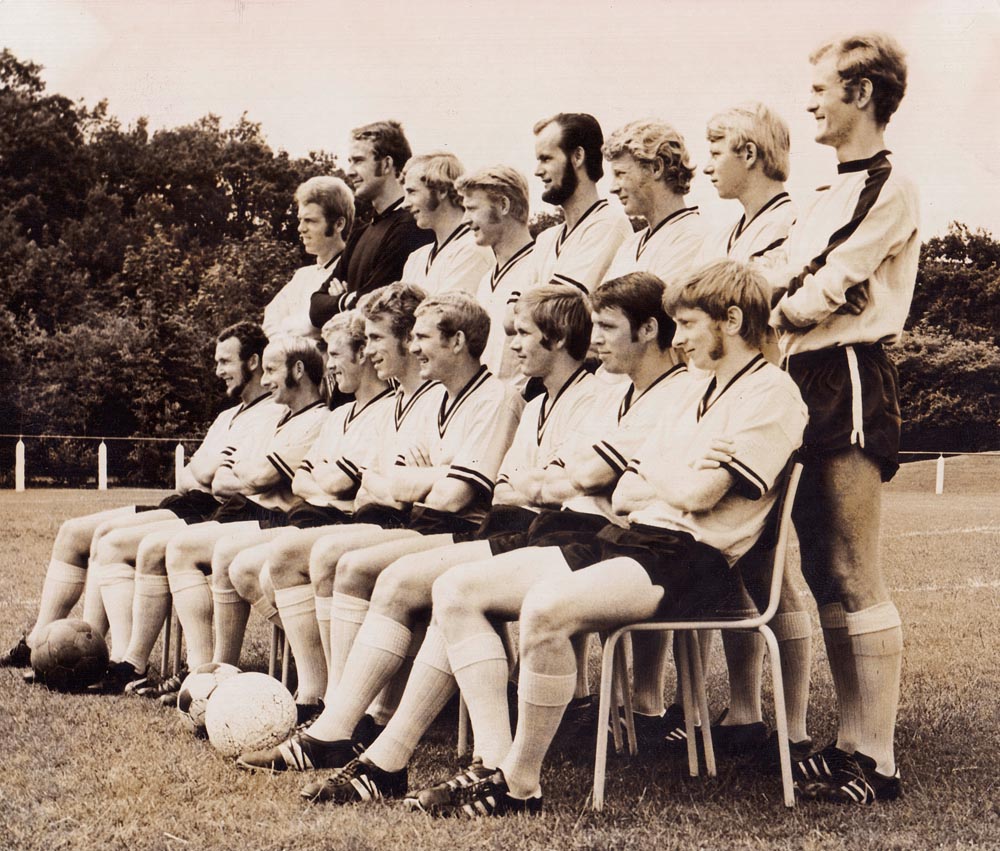 Elftalfoto seizoen 1971-1972.
