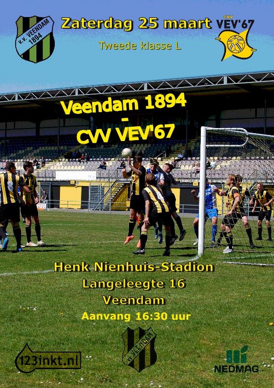 Poster Veendam 1894 - VEV'67