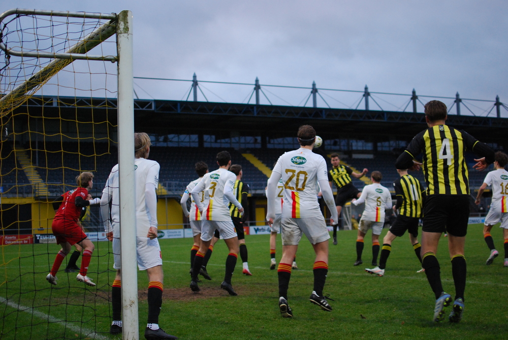 Een van de vele corners