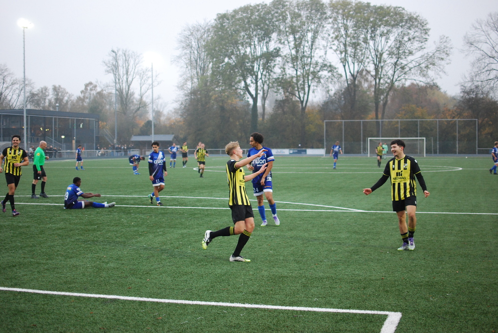 Jeugdspelers laten zich gelden