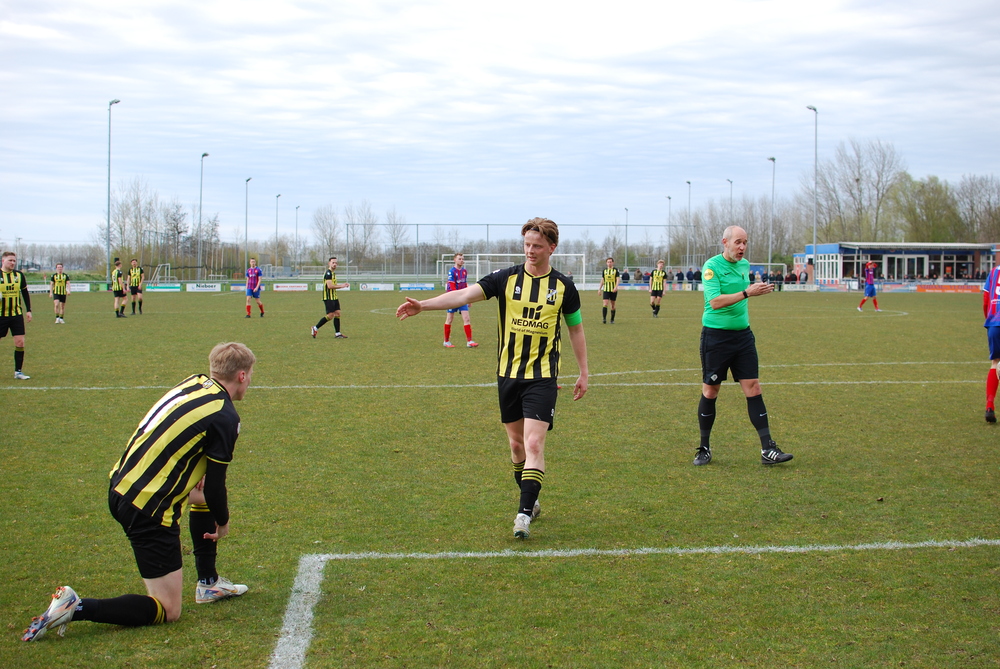 Wijzen naar elfmeterstip