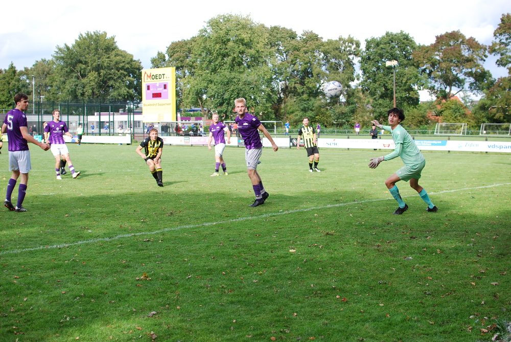 Doelpunt op de plaat