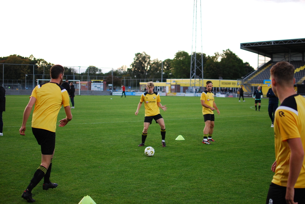 De warming-up voor het restant