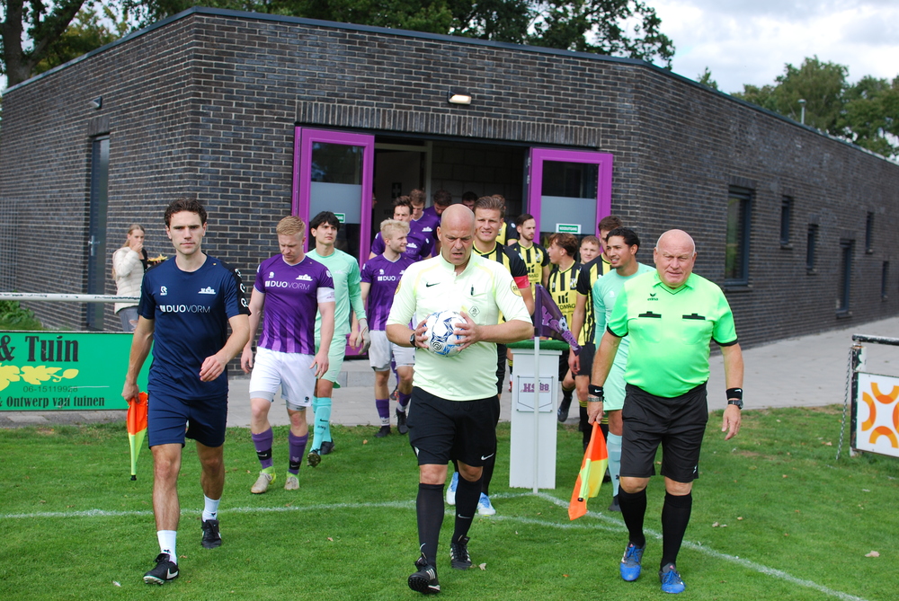 Opkomst der beide elftallen